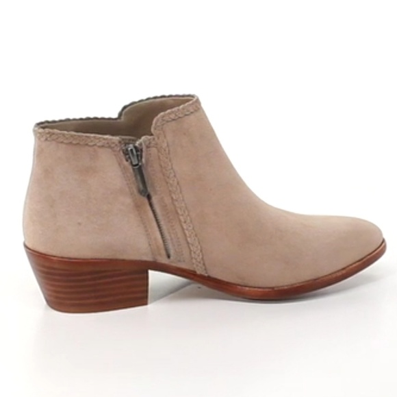 Sam Edelman Paige Leather Suede Booties - Picture 4 of 8